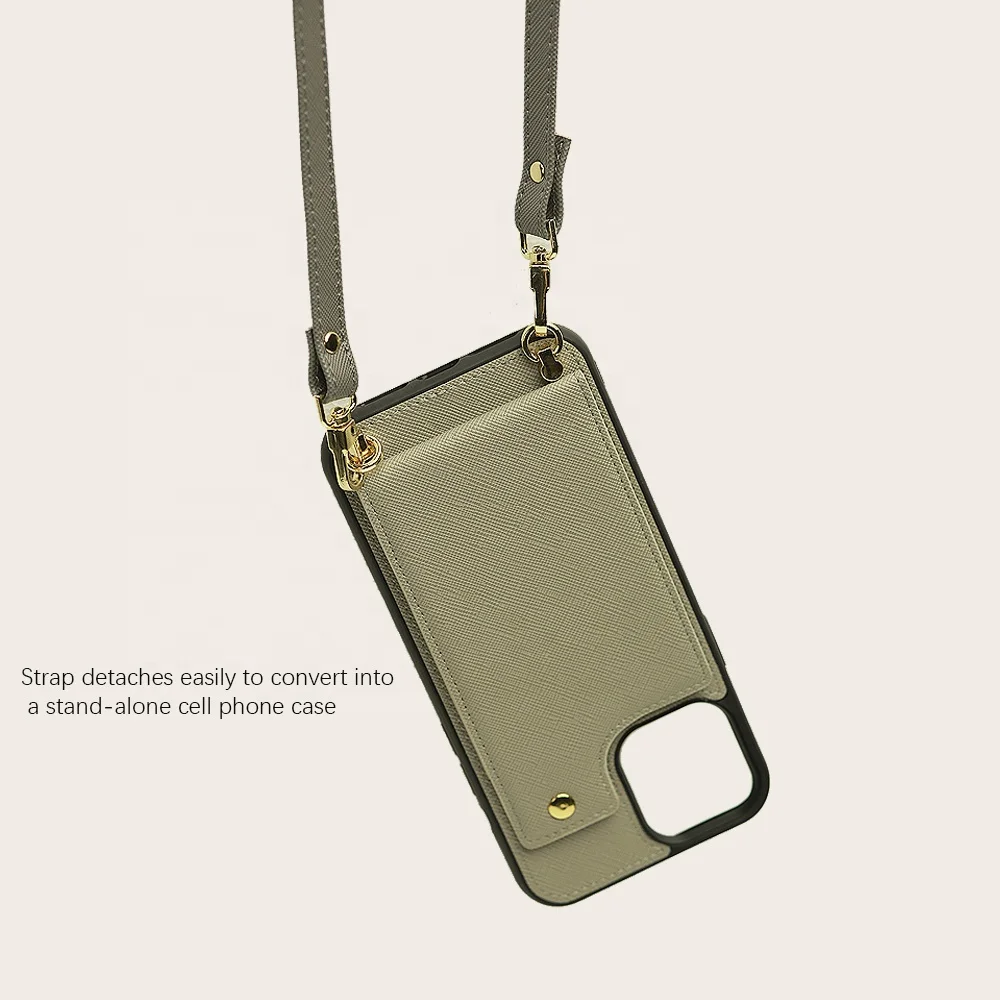  BybAgs Luxury Crossbody Shoulder Strap Phone Case for