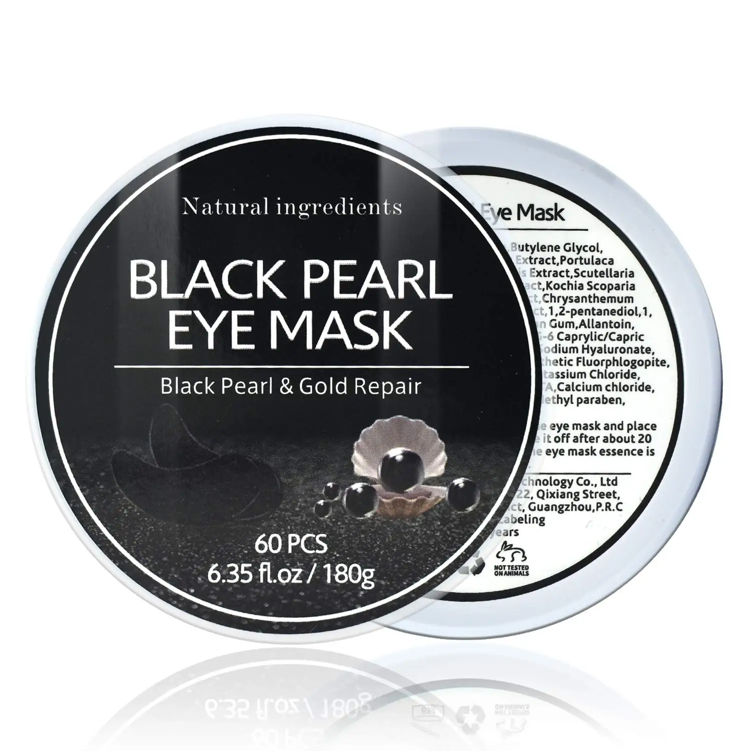 60pcs 24k Gold Repair & Black Pearl Brighten & Green Tea Moisturizing