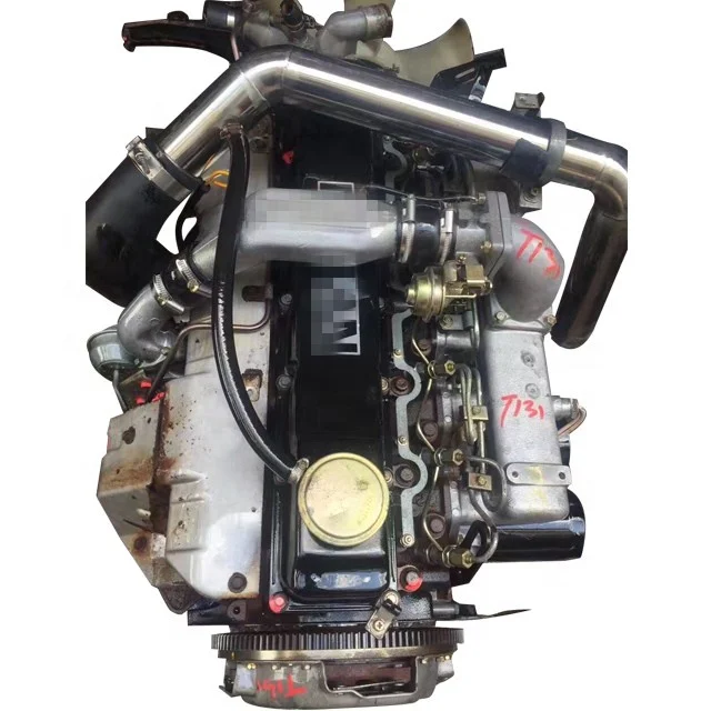 Japan Bus Used TD42 Engine with Turbo and Gearbox for Civilian Bus