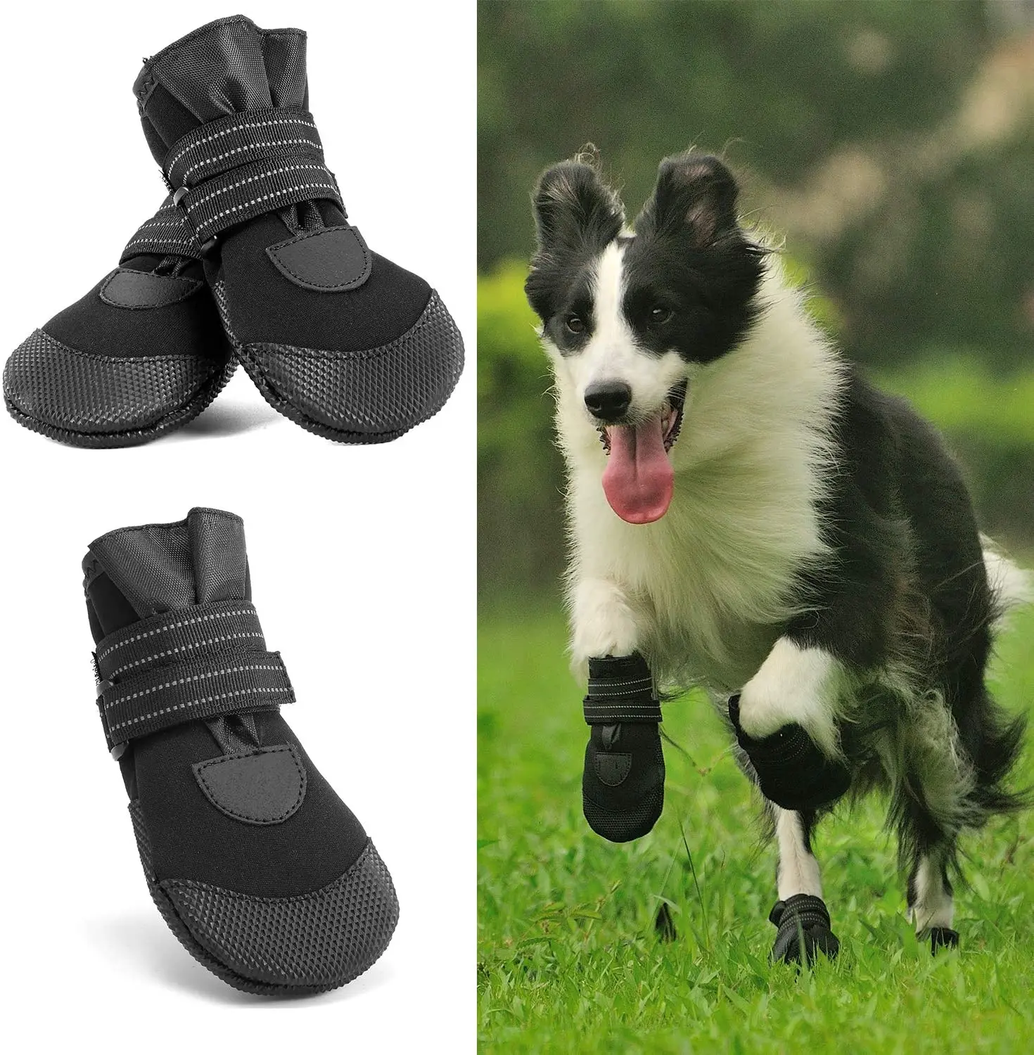High Quality Dog Paw Protectors Soft Sole Nonslip Water Resistant Dog
