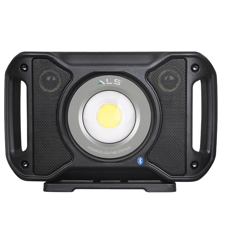 ALS super bright high powered waterpoof rechargeable flood light with bluetooth speaker