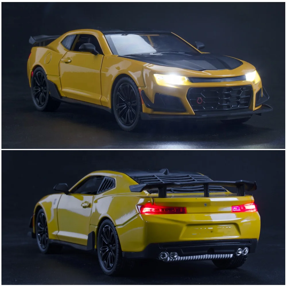 
 1:24 игрушки из сплава для коллекционирования, тяговый родстер, автомобиль из сплава со звуком/светом, миниатюры, литой автомобиль, модель игрушки  