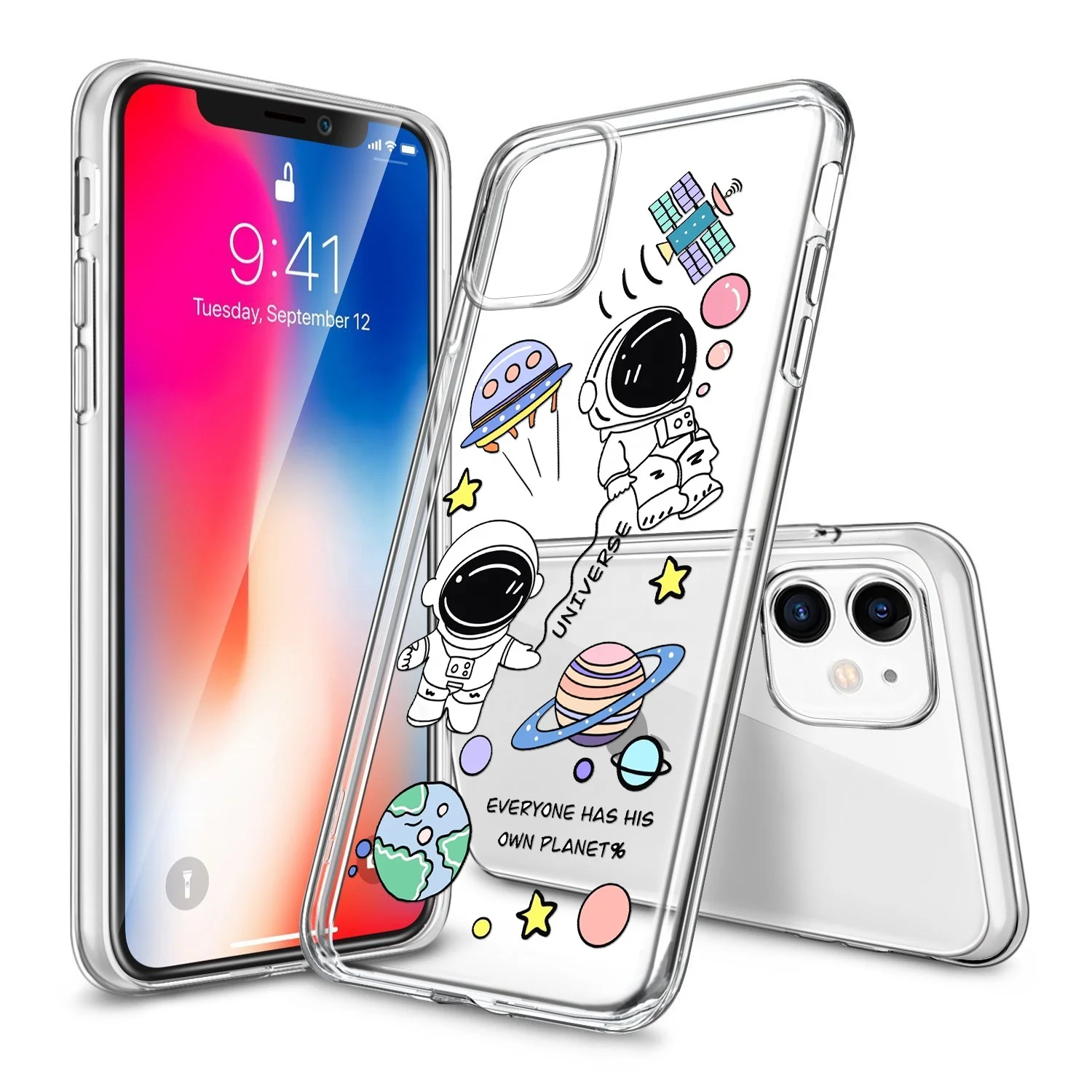Phone case for UV Print TPU Bumper case Transparent for iphone 17 clear TPU Phone case Dropshipping