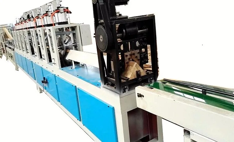 Kraft V Shape Paper Angle Edge Board Protector Machine Paper Corner Protector Line for Packing Industry