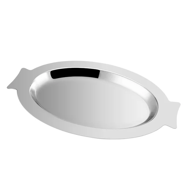 Creative Korean Style Fish-Shaped 316 Thickened Stainless Steel Plate Barbecue Steamed Fish Engraved for Partys