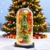 Albero di Natale verde - Stile confezione regalo dorata