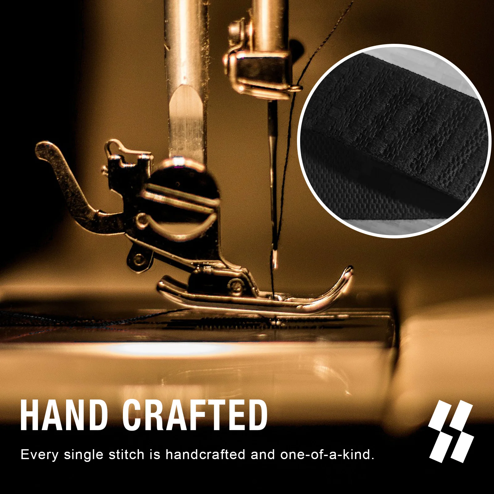 Luxe Onyx Stainless Steel Watch Band with Gold Superknit Breathable Nylon Material for WHOOP