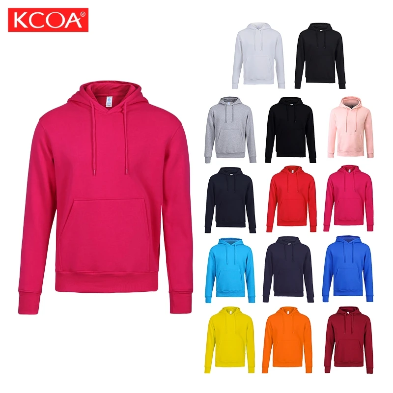 Manufacturer Wholesale Custom Logo Polyester Plus-Size Cotton Fleece Hooded Pullover Sweatshirt