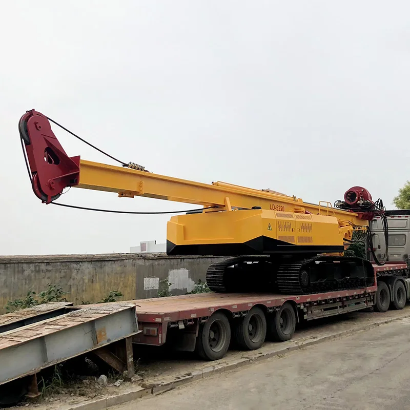 Pile Driver Machine in Malaysia Floating Pile Driver Spiral Rotary Pile Driver