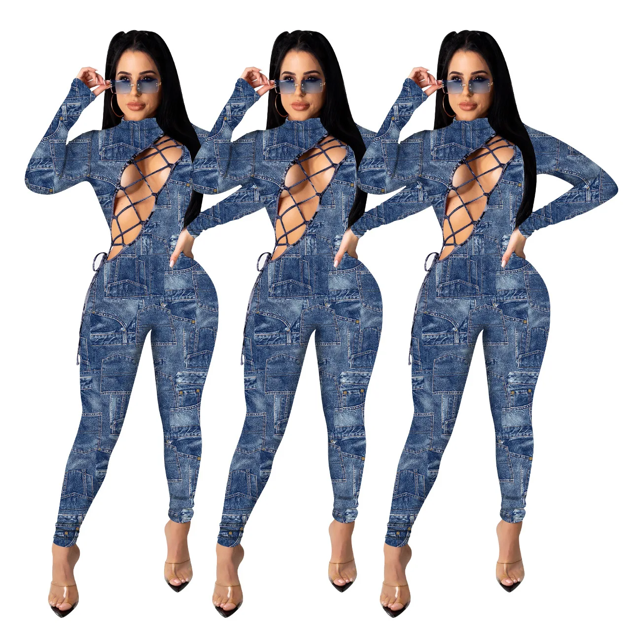 jean catsuit