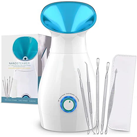 Ionic Steamer Nano Faceial Steamer Face Professional For Pores Blackheads Spa
