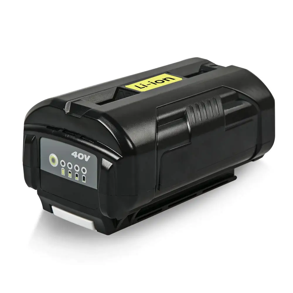 ryobi 40v battery indicator lights flashing