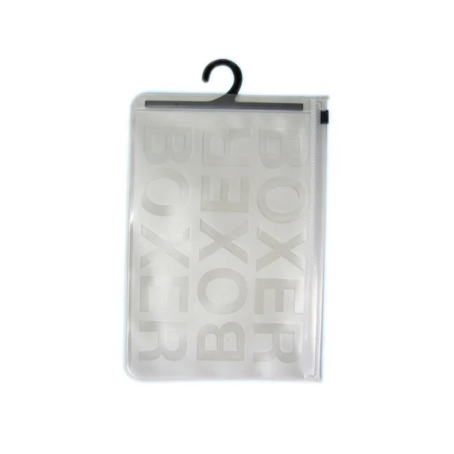 Pvc Cloth Hanger Hook Plastic Bags with Ziplock