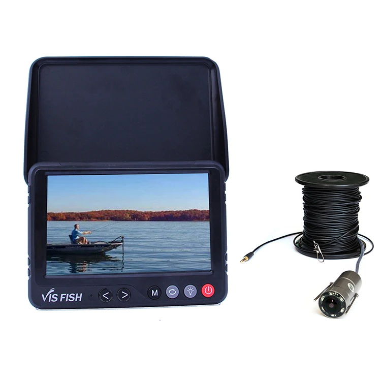 
5inch 720P fishing detector underwater real AHD ir night vision fishing camera 
