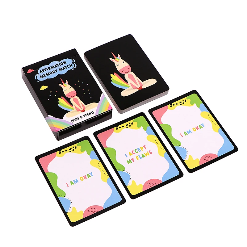 Custom Printing Personal Affirmation Moonology Oracle Cards Tarot Cards With Meaning on the Card