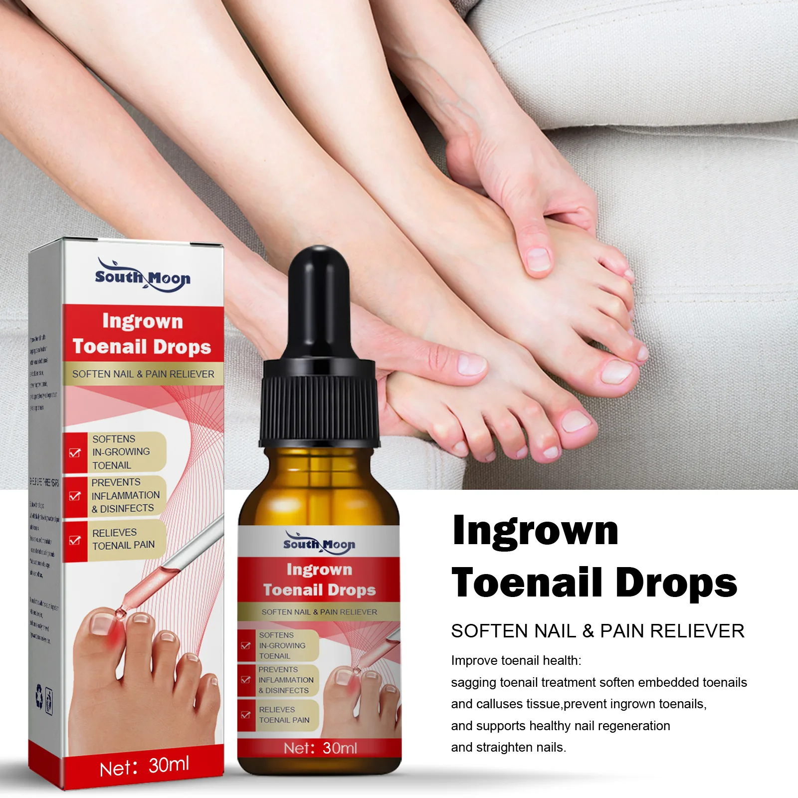 Significant Effect Ingrown Toenail Drops Cuticle Manicure Nails Care Repair Ingrown Toenail