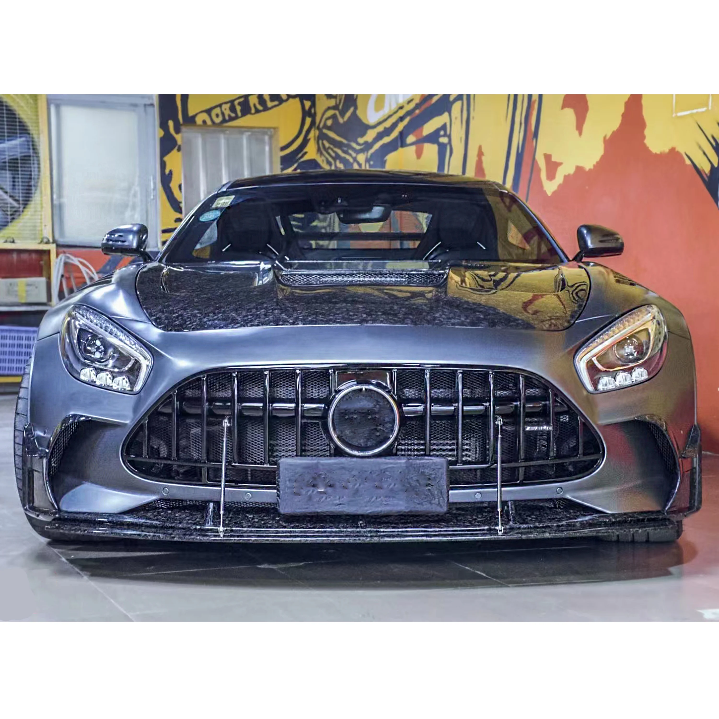 Black Series Style Body Kit For Mercedes Benz Amg Gt Pp Material Front ...