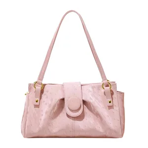 2023 New Designer Luxury PU Leather Women's Single Shoulder Handbag Low Order Quantity Fashion Style for Ladies Girls Factory