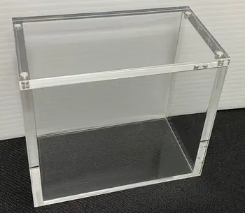 High Quality Acrylic Display Case with Strong Magnetic Lid Rectangle Shape Recyclable Feature for Storage