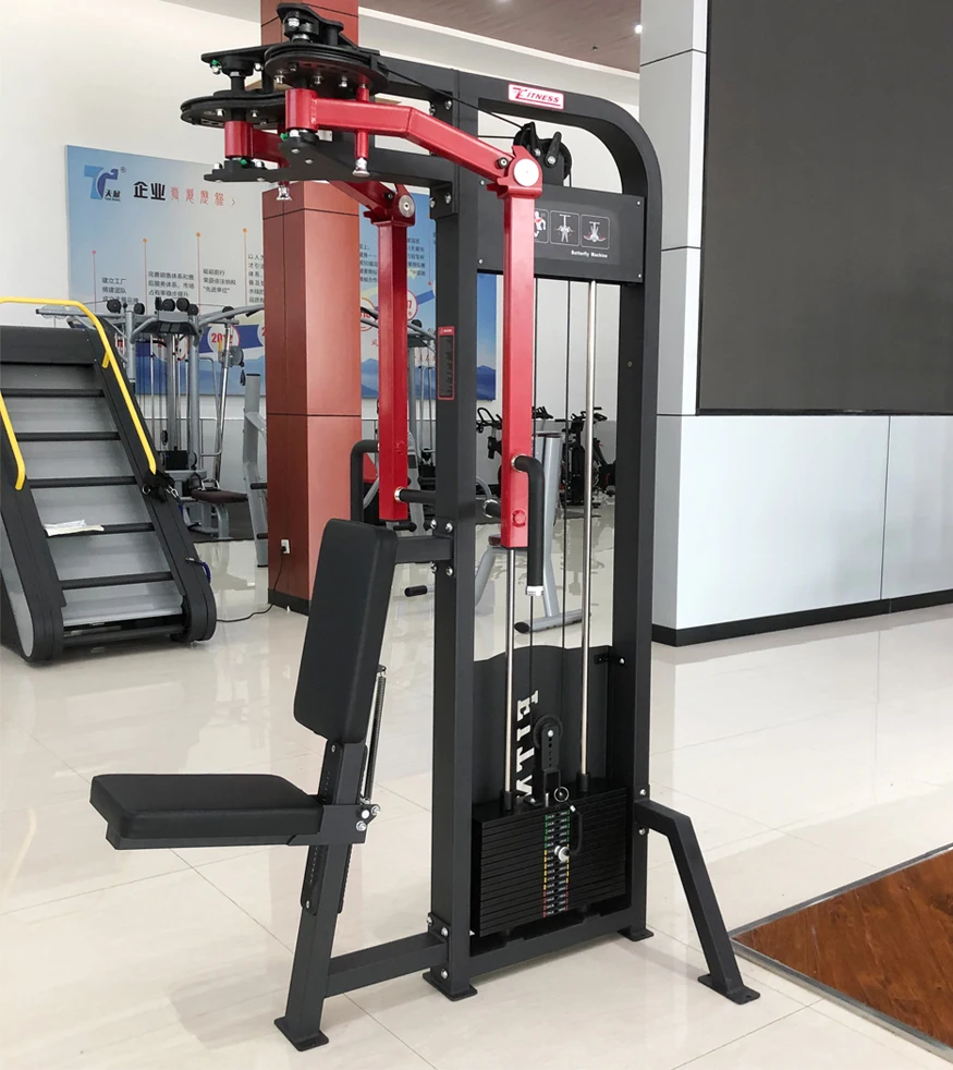 Dual Function Pin Loaded Gym Equipment - Pec Fly/pec Deck Machine