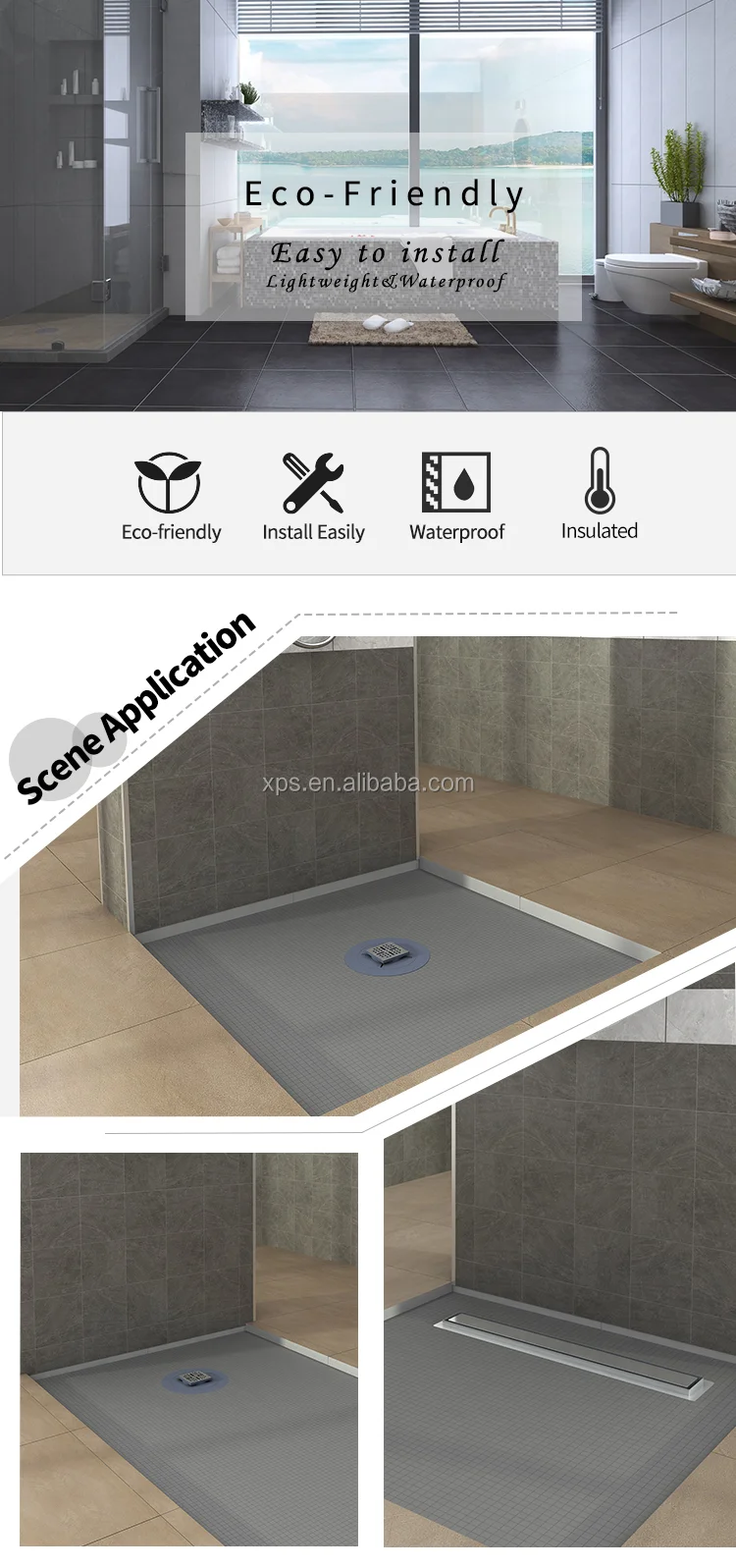 Tyco Wet Room Shower Trays/ Shower Base Ukca/ce - Buy Shower Tray ...