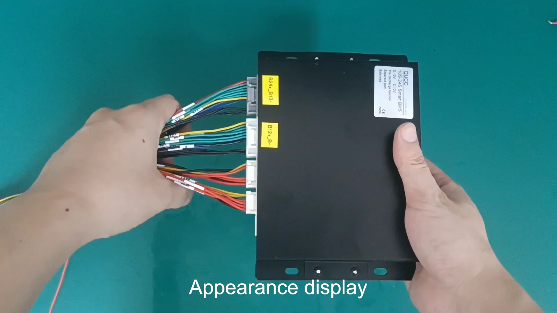 Qucc 10s 24s 500a Relay Lithium Battery Liion Lifepo4 Lto Smart Bms