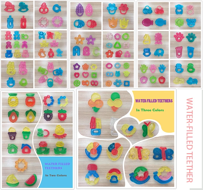 2021 оптовая продажа формы рук ребенка режутся зубы игрушки милый ребенок прорезыватель для зубов льда кольцо Прорезыватель для зубов