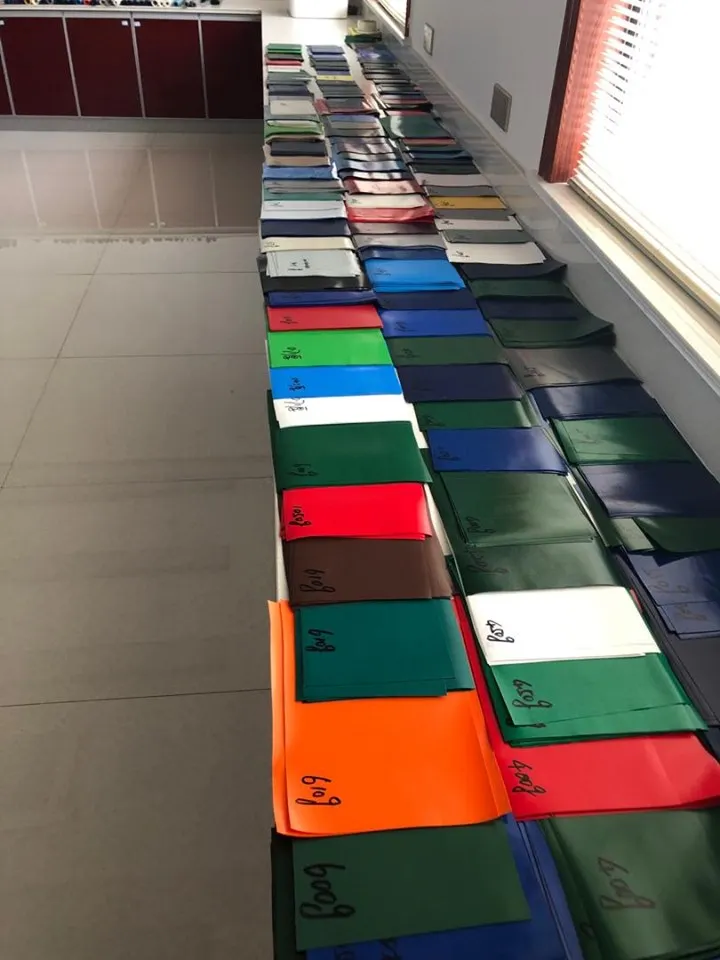 DERFLEX ПВХ покрытая полиэфирная ткань брезент для портативного резервуара