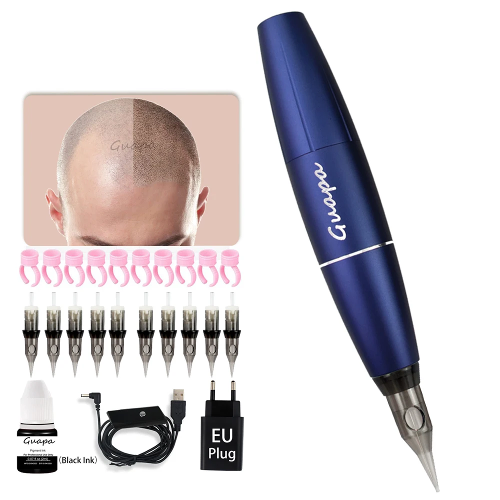 多機能スカルプマイクロピグメンションペンヘアタトゥーガン