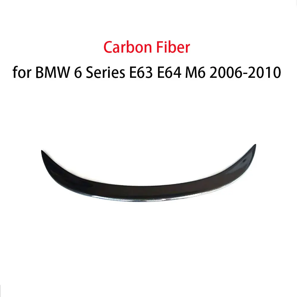 Xpert-Tuning V Style Trunk Spoiler For 2004-2008 BMW E63 6 Series Coupe – Unpainted Black ABS