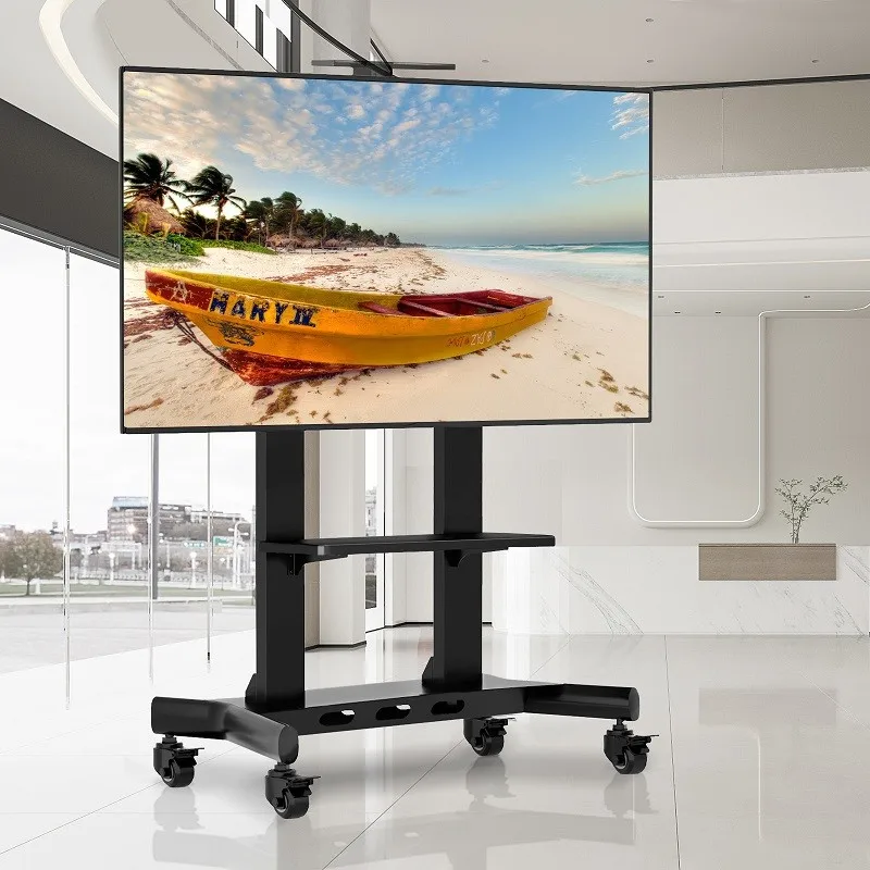 Mobile Tv Cart With Wheels For 60120 Inch Tvs Up To 300 Lbs,Lcd Led