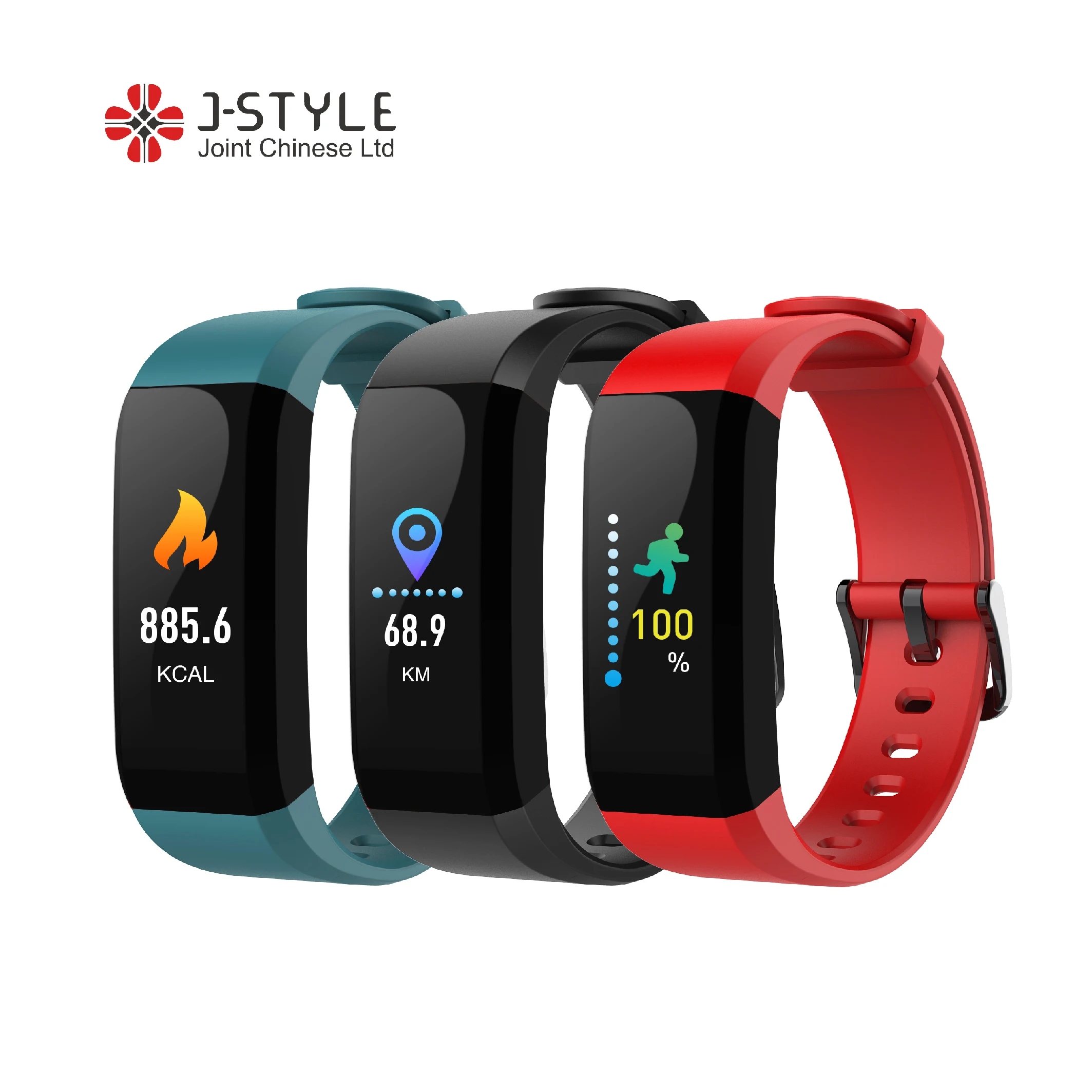 Global Version Original J-style Band 1810 Smart Watch Fitness Bracelet for  Android and IOS Smart Wristband 2020