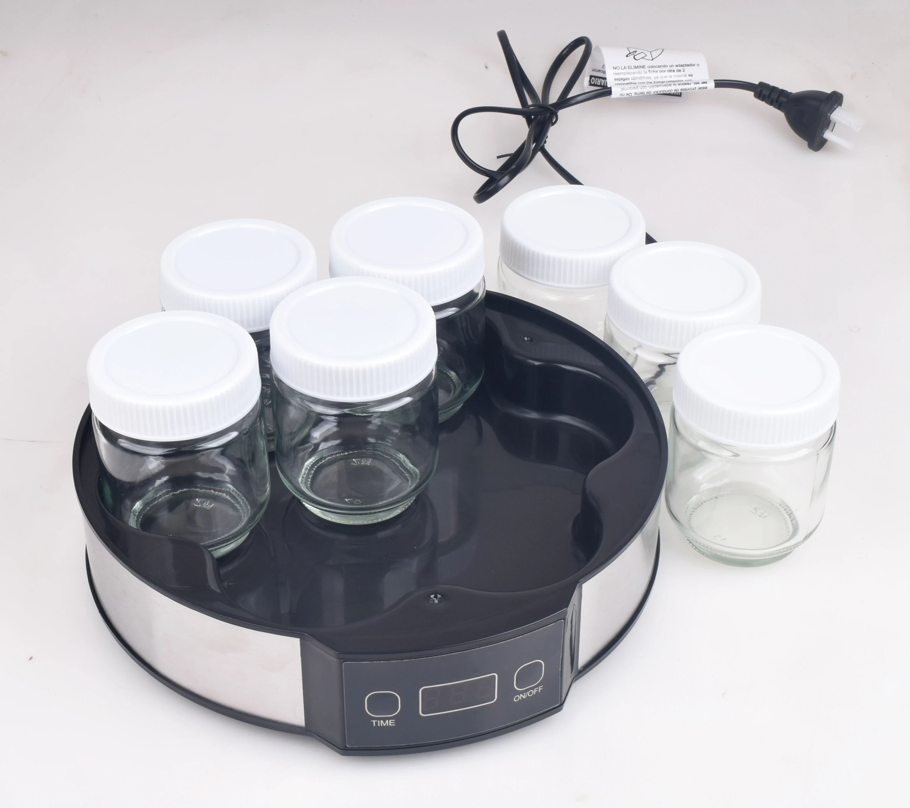 Заводская оптовая продажа, 7 чашек йогурта, портативный Йогуртница, Йогуртница, машина для дома