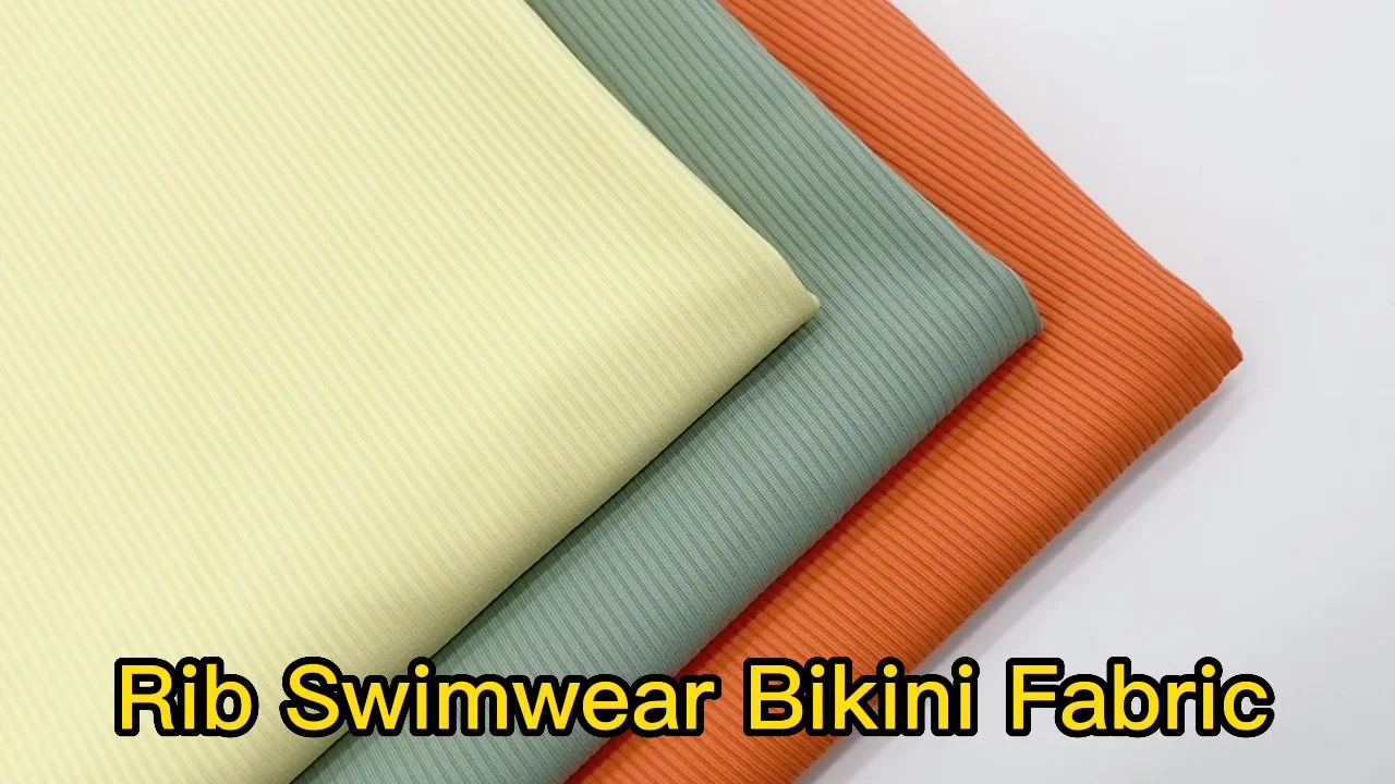 Fabric Wholesale Suppliers Elastane 4 Way Strech Rib Polyamide Jersey
