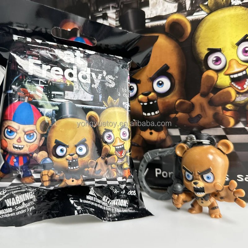 カスタムメイドFNAF3Dプラスチックキーホルダーブラインドバッグ