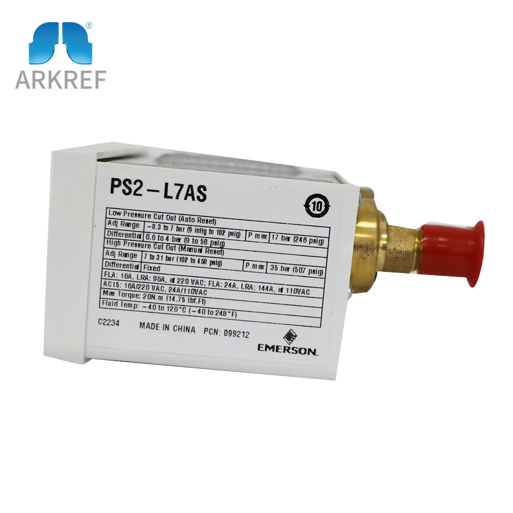 ALCO Controls Emerson PS2-A7A Druckregler – Für Kälte- Und Klimaanlagen, Neu