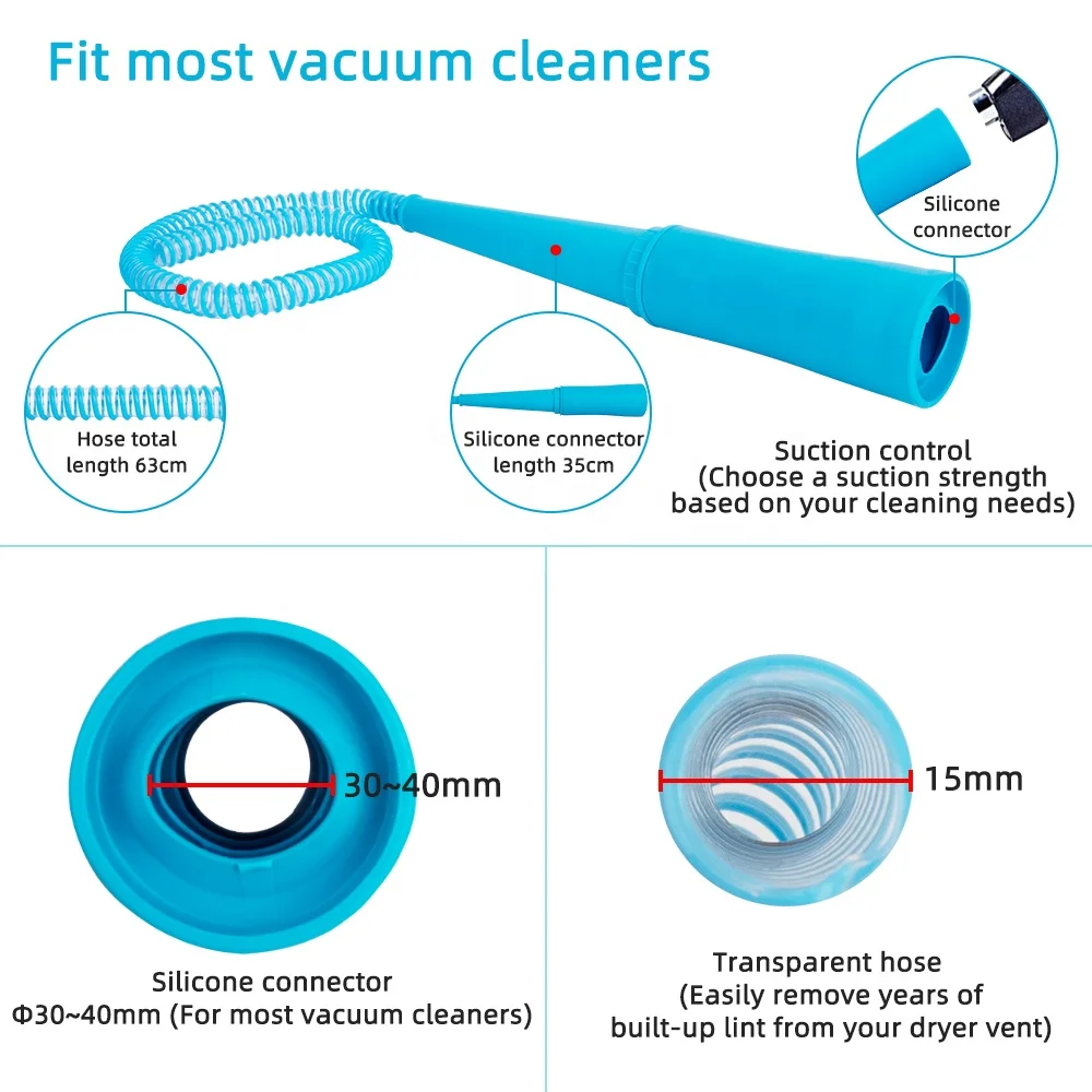 Dryer Lint Vacuum Attachment Dryer Vent Cleaner Kit Vacuum Hose