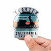 metallic brushed silver sticker