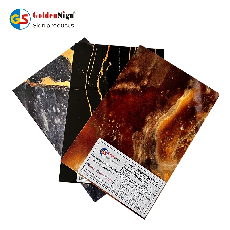 PVC UV Marble Sheet Home Decoration Interior &Exterior Wall Panel