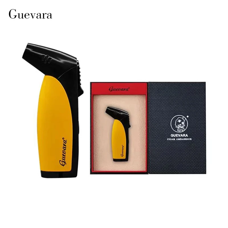 Guevara Stylish Double Flame Blue Torch Lighter Modern Design Gun Pocket Cigarette  Holder for Travel| Alibaba.com