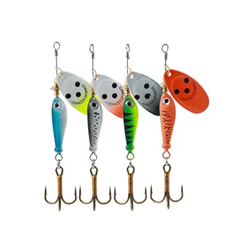 TOPWIN 11g 15g 18g Sequin Trout spoons With Hooks Spoon Paillette Isca Hard Spoon Lure