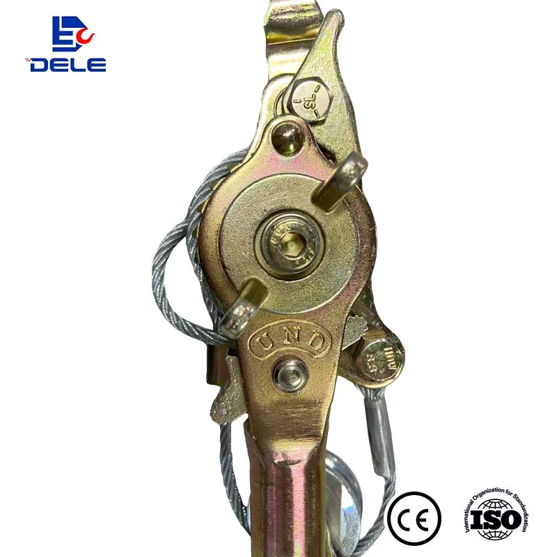 Useful Pulling Capacity 4T Heavy Duty Power Cable Come Along Tool with Dual Gears Hand Winch Cable Automotive Hoist for Sale