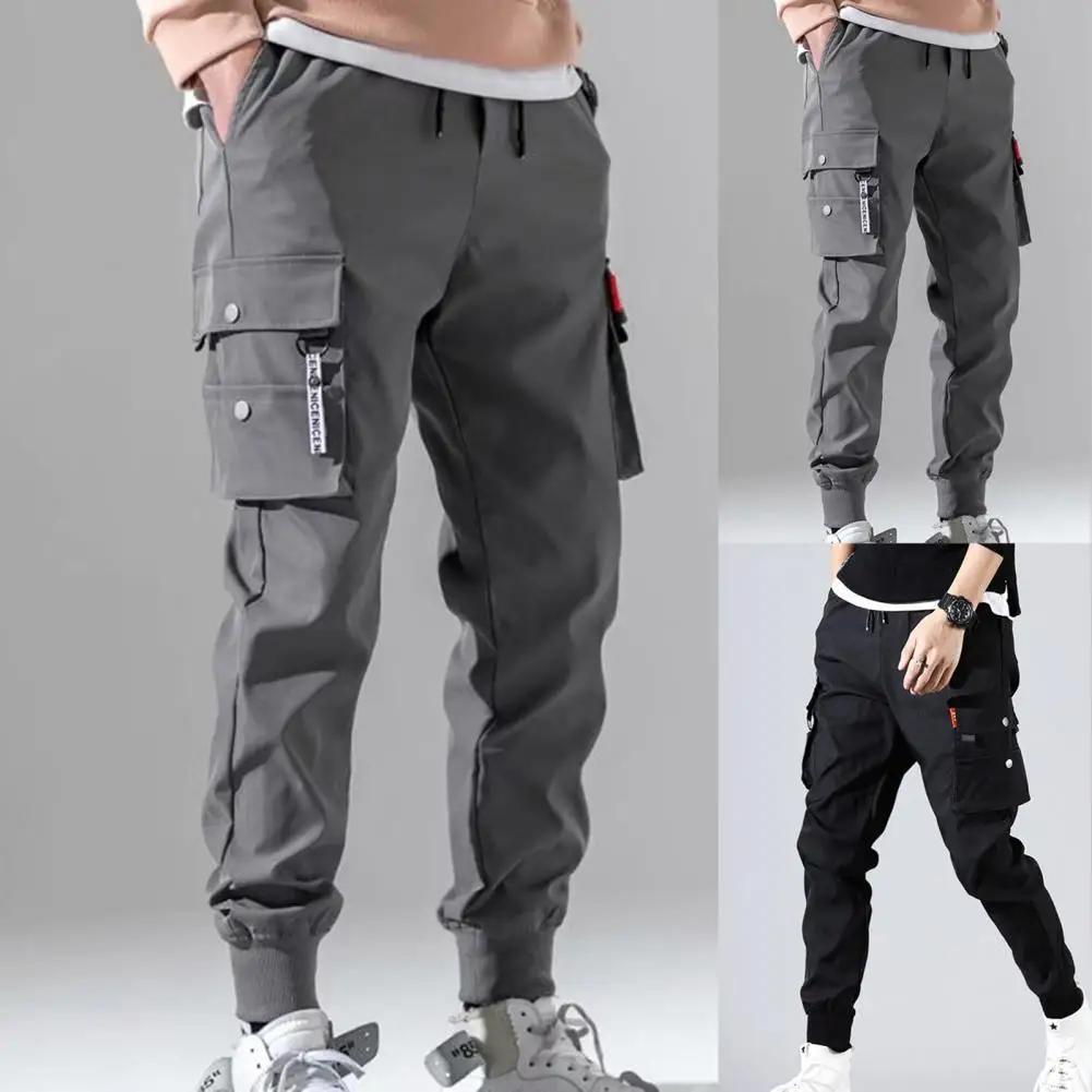 2023 Summer New Multi-pocket Cargo Pants Custom Elastic Plus Size Men's ...