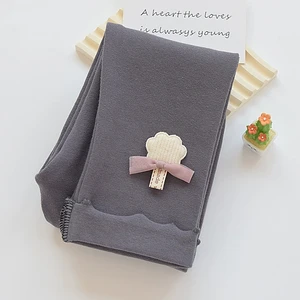 Cute Sweet Baby Kids Girl Modal Material Leggings Skin-friendly High Quality 3D Toy Little Girl Trousers Leggings