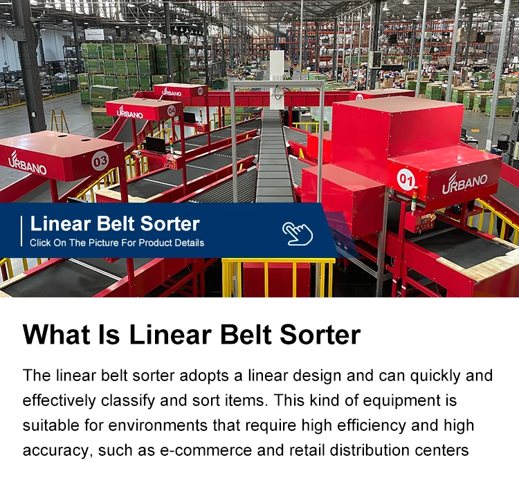 Truelisort High Precision Cross Belt Sorter Cart Logistics Automation ...