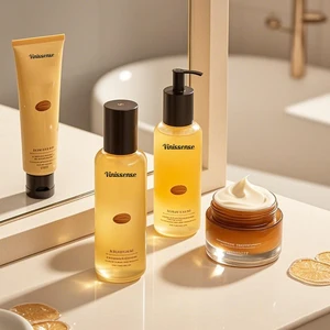 Factory Hot Sale Whitening Brightening Nourishing & Hydrating Amygdalus Acid Amygdalus Acid Amygdalus Acid Essence Set