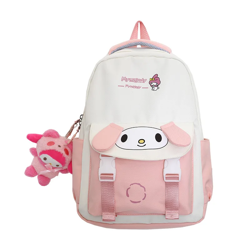 Botu Cute Sanrio Bags School Backpack Bags With Plush Doll Kuromi My ...