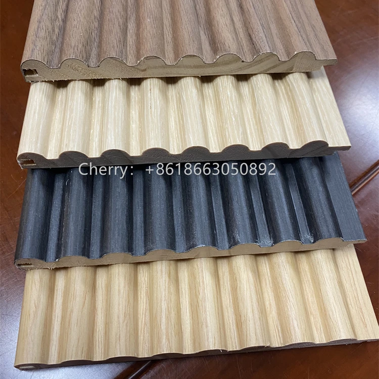 Luxury Engineering PVC Round Fluted Wall Panels Wall Cladding Interior Decor Panel