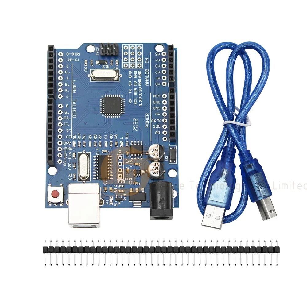 High quality R3 ATMEG328P CH340 Improved Version SMD CH340G MCU Development Board with cable