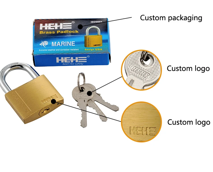 Fusine™ Hosi Heavy Duty Metal Lock with 4 Brass Keys (70MM) –  EmeraldGlobalLimited